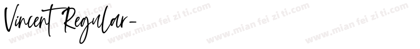 Vincent Regular字体转换